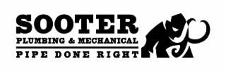 SOOTER PLUMBING & MECHANICAL PIPE DONE RIGHT logo