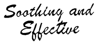 SOOTHING AND EFFECTIVE logo