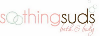 SOOTHING SUDS BATH & BODY logo