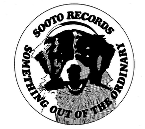 SOOTO RECORDS SOMETHING OUT OF THE ORDINARY logo