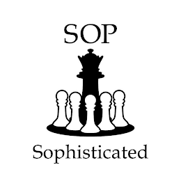 SOP SOPHISTICATED logo