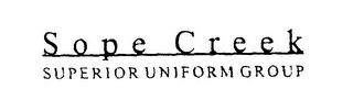 SOPE CREEK SUPERIOR UNIFORM GROUP logo