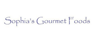 SOPHIA'S GOURMET FOODS logo