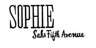 SOPHIE SAKS FIFTH AVENUE logo