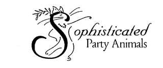 SOPHISTICATED PARTY ANIMALS logo