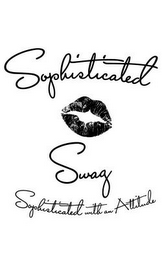 SOPHISTICATED SWAG SOPHISTICATED WITH AN ATTITUDE logo