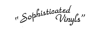 "SOPHISTICATED VINYLS" logo