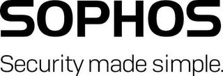 SOPHOS SECURITY MADE SIMPLE logo