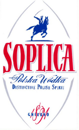 SOPLICA POLSKA WÓDKA DISTINCTIVE POLISHSPIRIT GNIEZNO 1891 logo