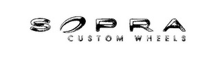 SOPRA CUSTOM WHEELS logo