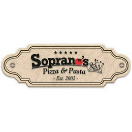 SOPRANO'S PIZZA & PASTA - EST. 2002 - logo