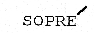SOPRE' logo