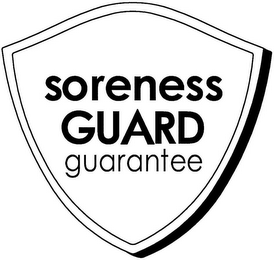 SORENESS GUARD GUARANTEE logo