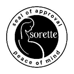 SORETTE SEAL OF APPROVAL PEACE OF MIND logo