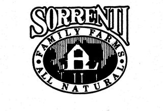 SORRENTI FAMILY FARMS ALL NATURAL logo