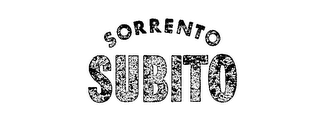 SORRENTO SUBITO logo
