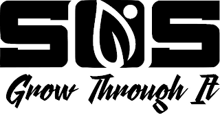 SOS GROW THROUGH IT logo