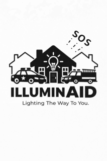 SOS ILLUMINAID LIGHTING THE WAY TO YOU. logo