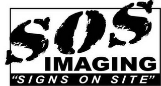 SOS IMAGING "SIGNS ON SITE" logo
