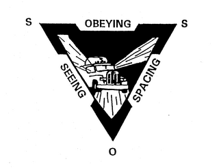 SOS OBEYING SEEING SPACING logo
