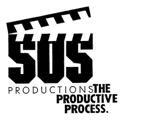 SOS PRODUCTIONS THE PRODUCTIVE PROCESS. logo