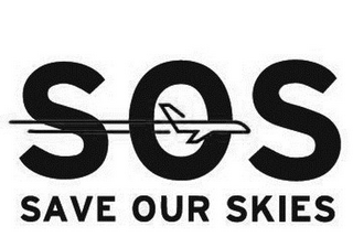 SOS SAVE OUR SKIES logo