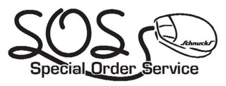 SOS SCHNUCKS SPECIAL ORDER SERVICE logo