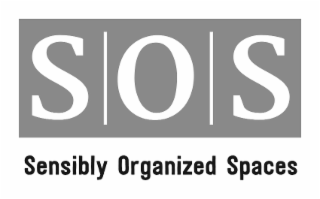SOS SENSIBLY ORGANIZED SPACES logo