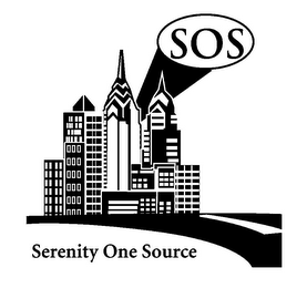 SOS SERENITY ONE SOURCE logo