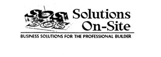SOS SOLUTIONS ON SITE BUSINESS SOLUTIONS FOR THE PROFESSIONAL BUILDER logo