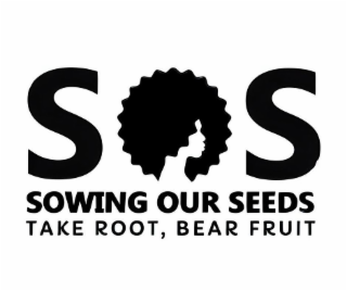 SOS SOWING OUR SEEDS TAKE ROOT, BEAR FRUIT logo