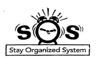 SOS STAY ORGANIZED SYSTEM logo