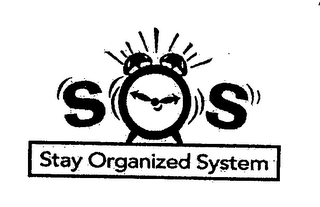 SOS STAY ORGANIZED SYSTEM logo