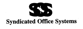SOS SYNDICATED OFFICE SYSTEMS logo
