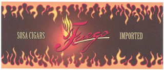 SOSA CIGARS FUEGO IMPORTED logo