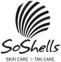SOSHELLS SKIN CARE O TAN CARE logo