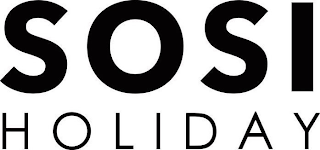 SOSI HOLIDAY logo