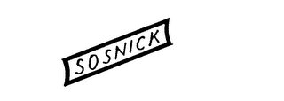 SOSNICK logo