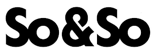 SO&SO logo