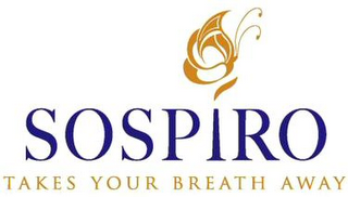 SOSPIRO TAKES YOUR BREATH AWAY logo