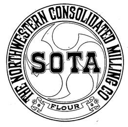 SOTA THE NORTHWESTERN CONSOLIDATED MILLING CO. FLOUR logo