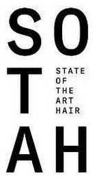 SOTAH STATE OF THE ART HAIR logo