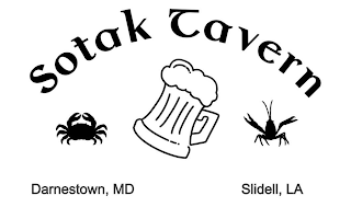 SOTAK TAVERN DARNESTOWN, MD SLIDELL, LA logo