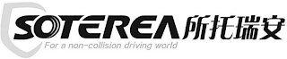 SOTEREA FOR A NON-COLLISION DRIVING WORLD logo
