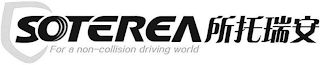 SOTEREA FOR A NON-COLLISION DRIVING WORLD logo