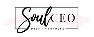 SOUL CEO PROFIT + PURPOSE logo