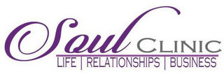 SOUL CLINIC LIFE RELATIONSHIPS BUSINESS logo