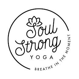 SOUL STRONG YOGA BREATHE IN THE MOMENT logo