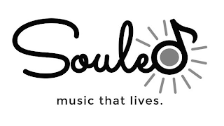 SOULED MUSIC THAT LIVES. logo