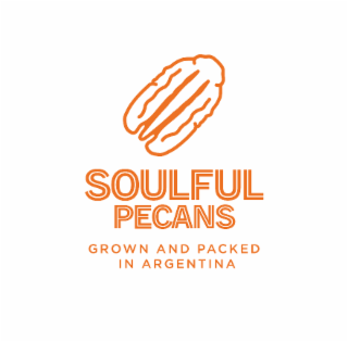 SOULFUL PECANS GROWN AND PACKED IN ARGENTINA logo